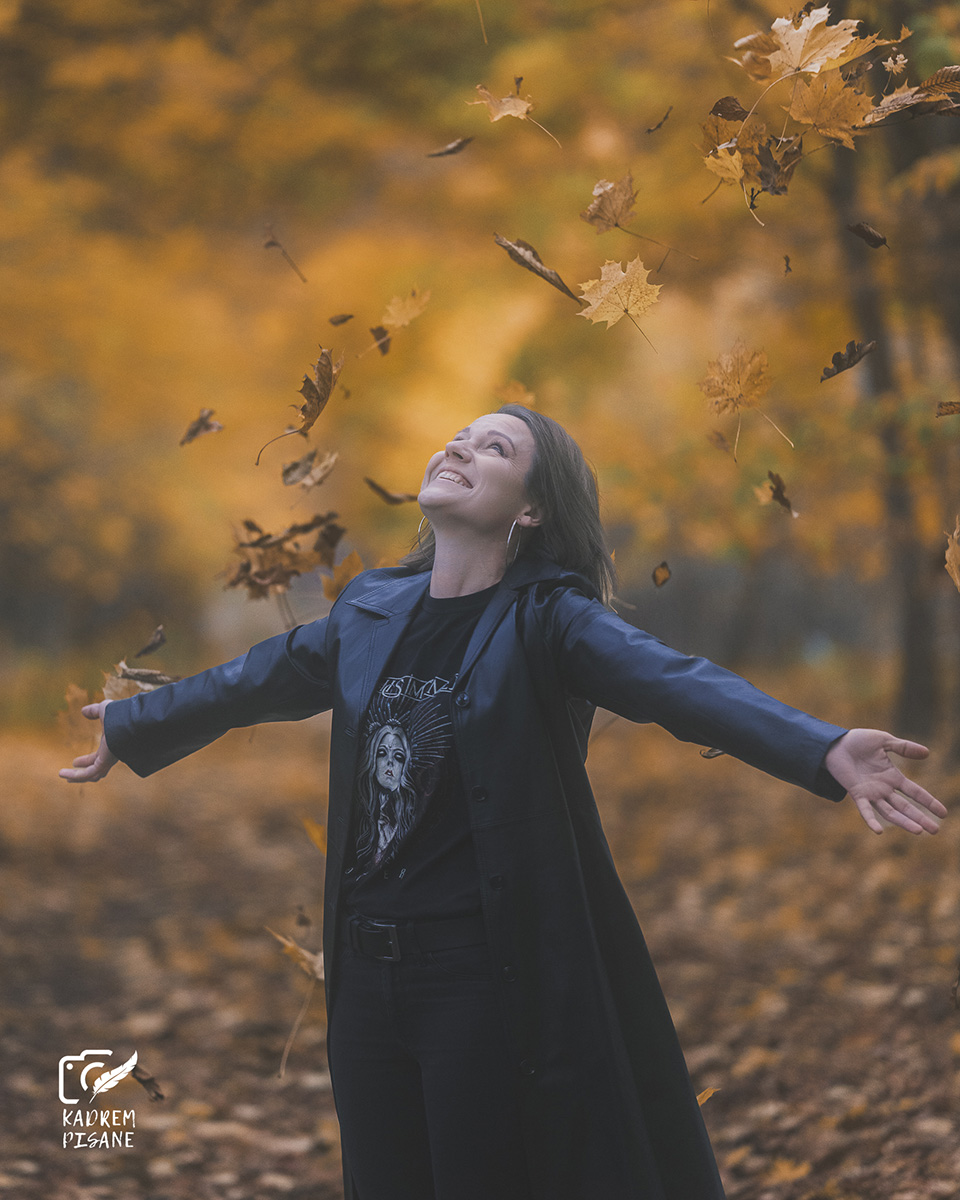 jesienna sesja zdjęciowa w plenerze