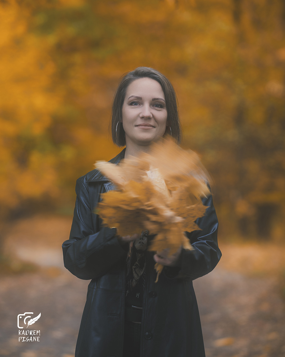 sesja zdjęciowa jesienią