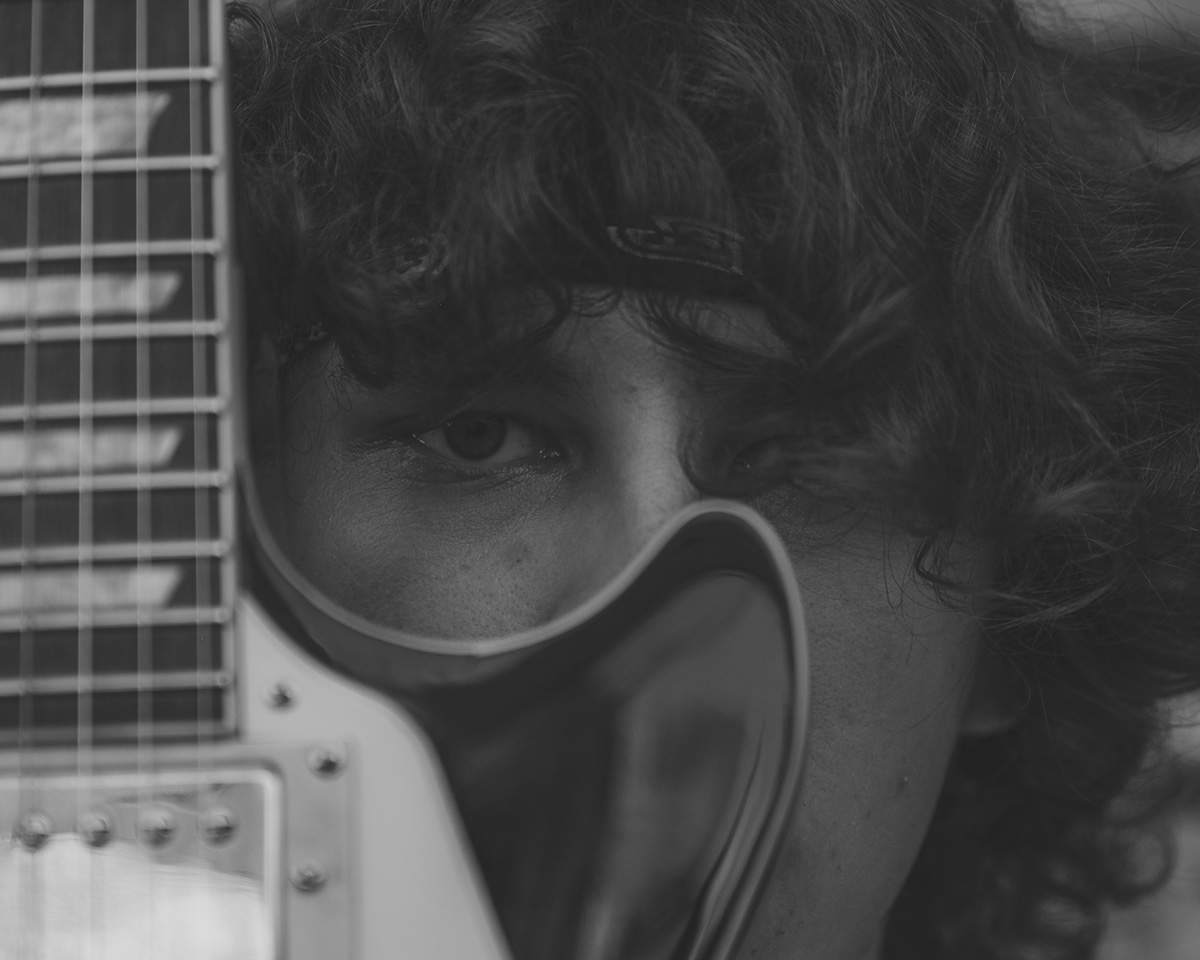 Sesja plenerowa gitara