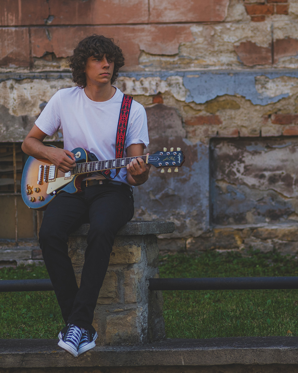 sesja z gitarą w Bystrzycy Kłodzkiej